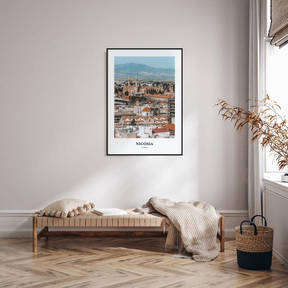 Nicosia Print Nicosia Photo Poster Nicosia Travel Wall Art Nicosia Map Print Nicosia Photography Print Nicosia Wall Dcor Cyprus - Image 3