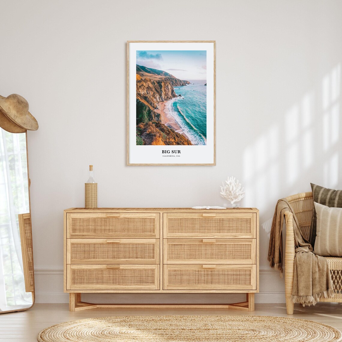 Big Sur Travel Poster, California Wall Art - Image 2