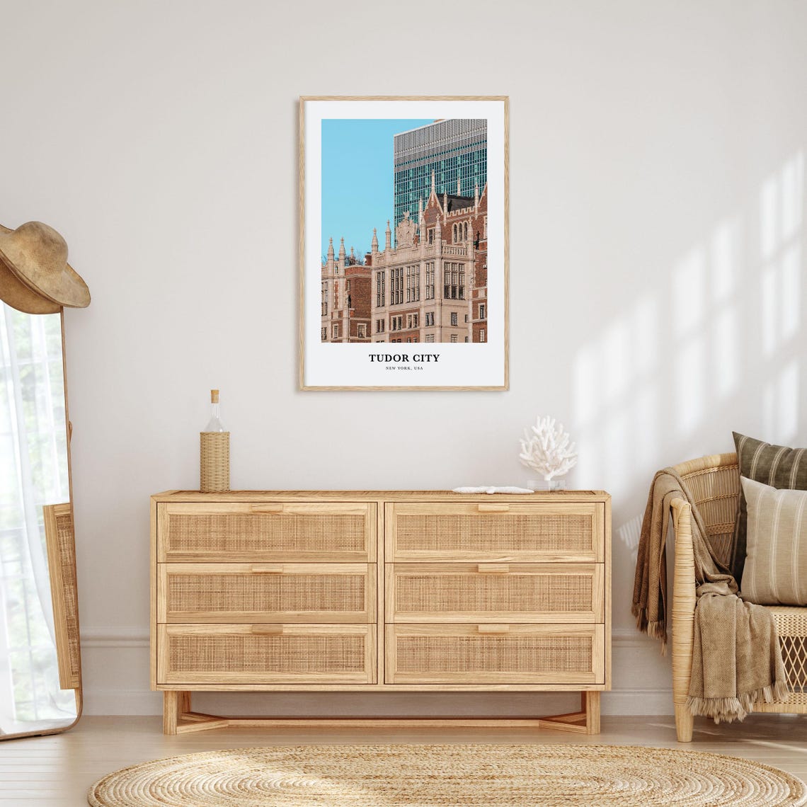 Tudor City Print Tudor City Photo Poster Tudor City Travel Wall Art Tudor City Map Print Tudor City Photography Print New York Usa - Image 2