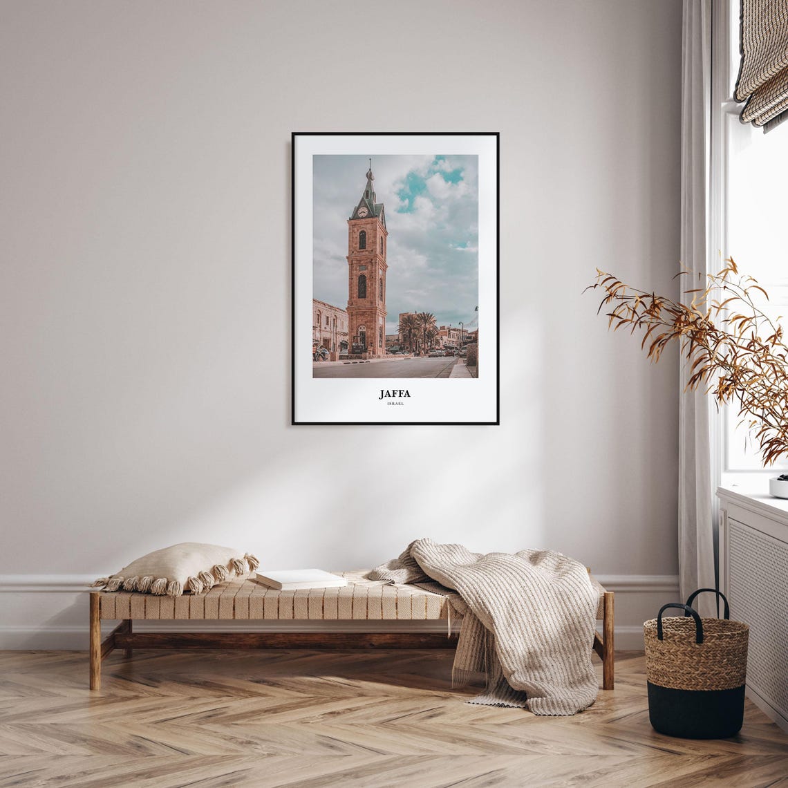 Jaffa Israel Historic Clock Tower Over The Old Square Poster - Image 4
