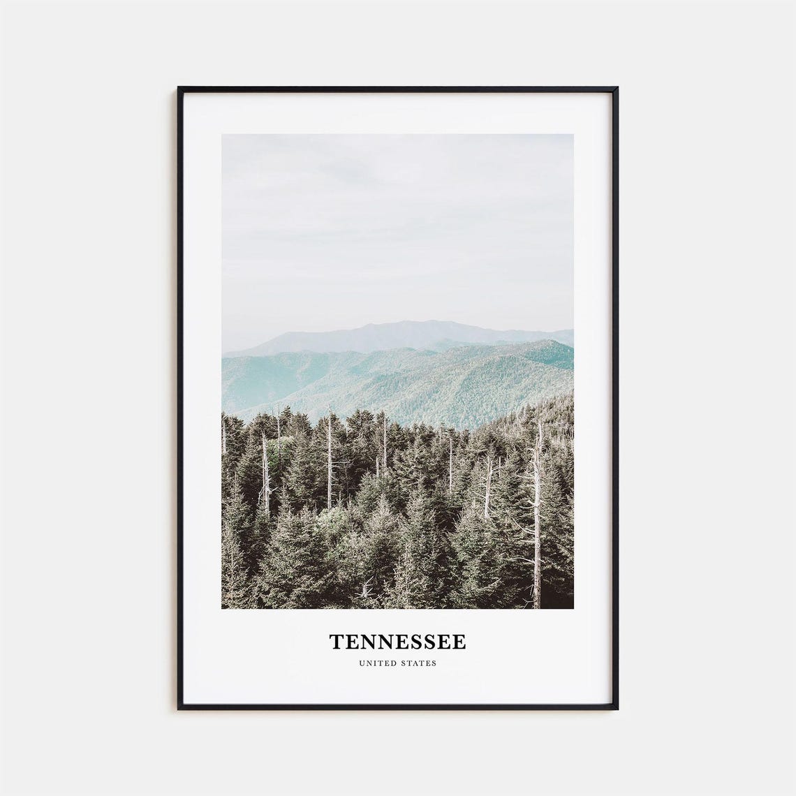 Tennessee Print No 3 Tennessee Photo Poster Tennessee Travel Wall Art Tennessee Map Print Tennessee Photography Print United States