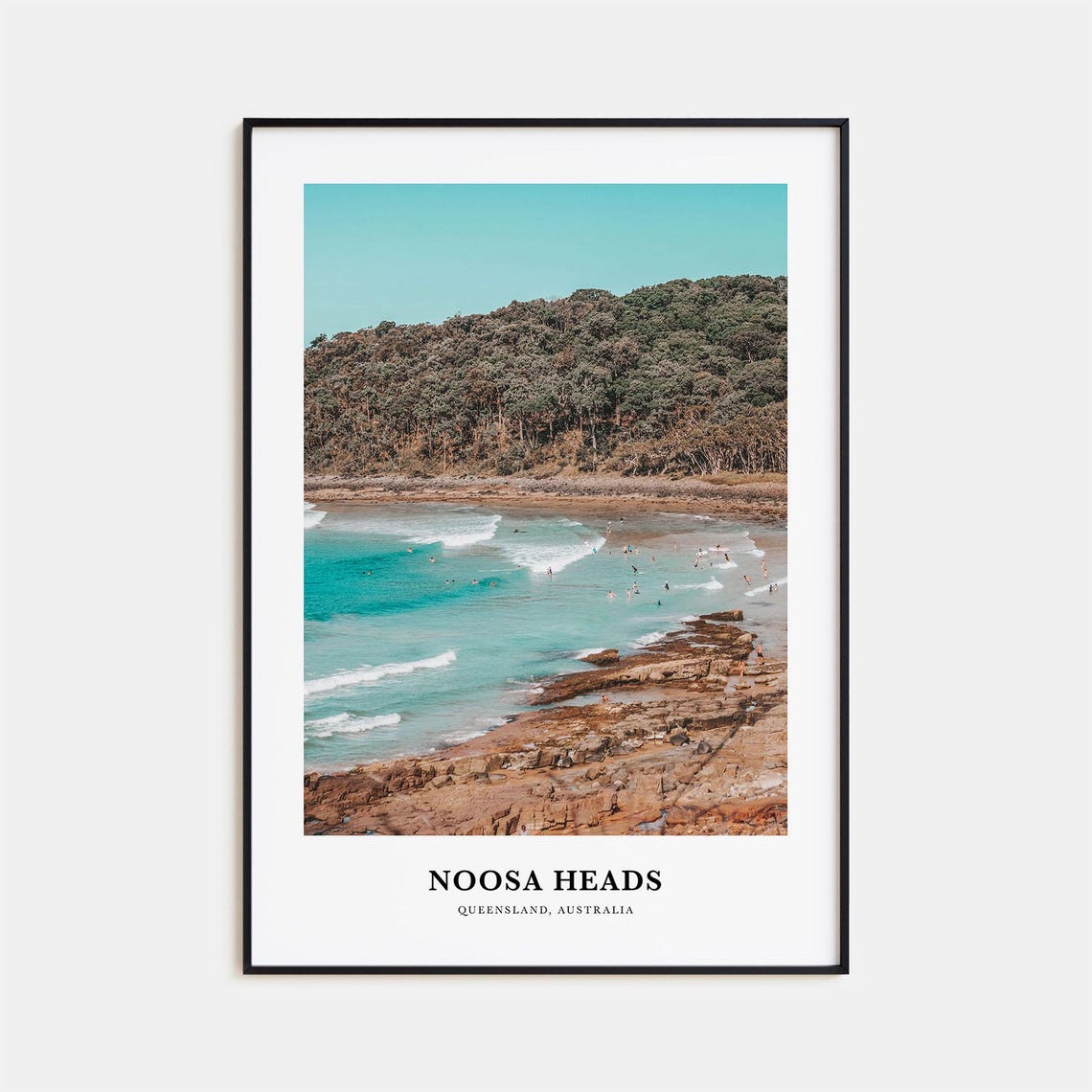 Noosa Heads Print Noosa Heads Photo Poster Noosa Heads Travel Wall Art Noosa Heads Map Print Noosa Heads Print Queensland Australia