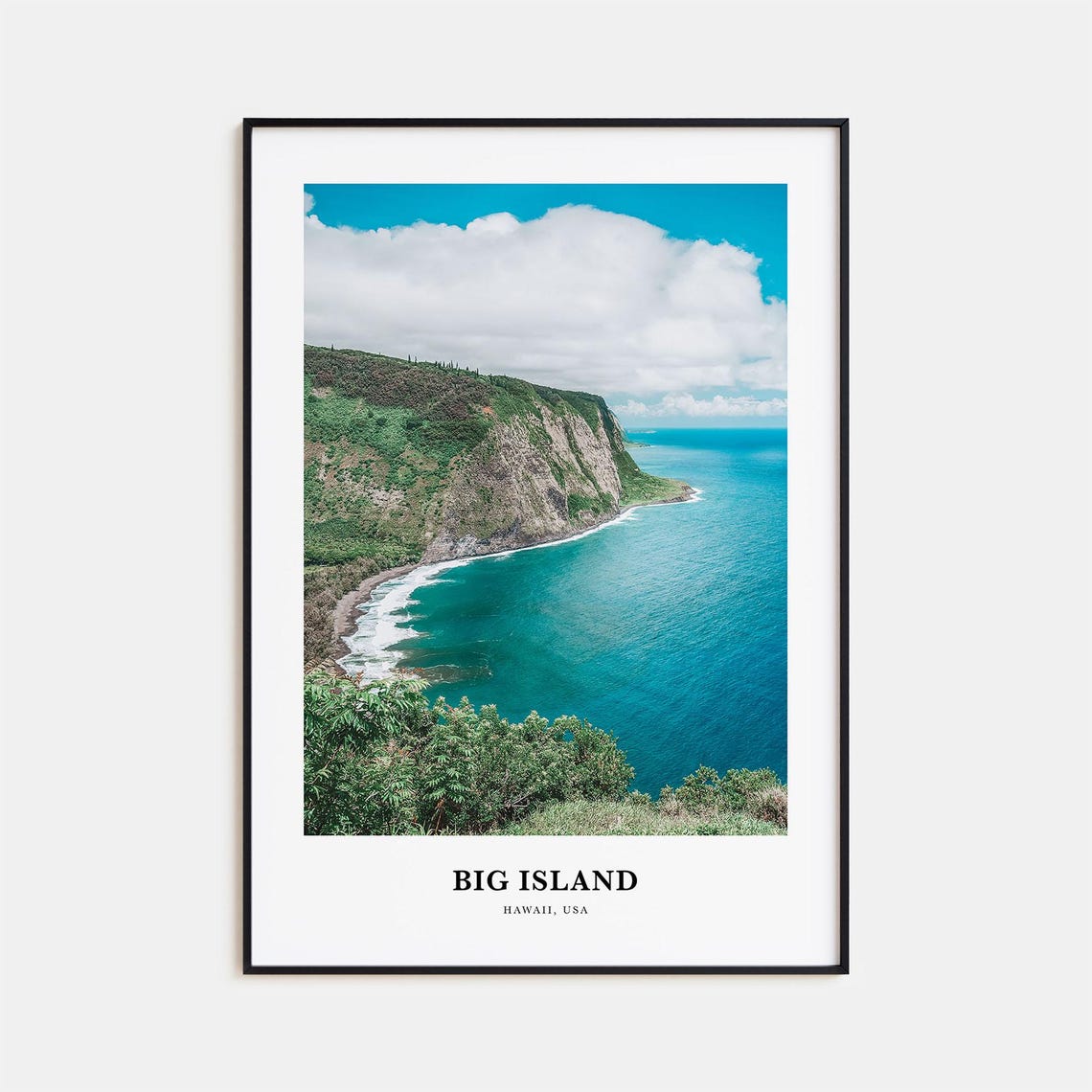 Big Island Print Big Island Photo Poster Big Island Travel Wall Art Big Island Map Print Big Island Photography Print Hawaii Usa