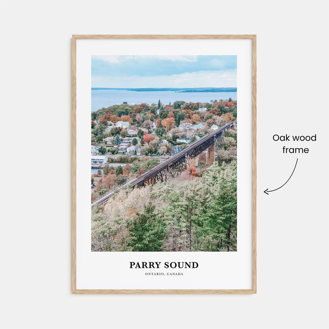 Parry Sound Print Parry Sound Photo Poster Parry Sound Travel Wall Art Parry Sound Map Print Parry Sound Photography Ontario Canada - Image 3