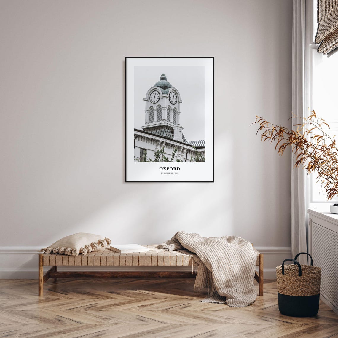 Oxford Print Mississippi Oxford Photo Poster Oxford Travel Wall Art Oxford Map Print Oxford Photography Print Oxford Wall Dcor Usa - Image 3