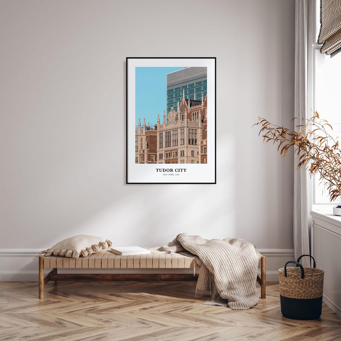 Tudor City Print Tudor City Photo Poster Tudor City Travel Wall Art Tudor City Map Print Tudor City Photography Print New York Usa - Image 3