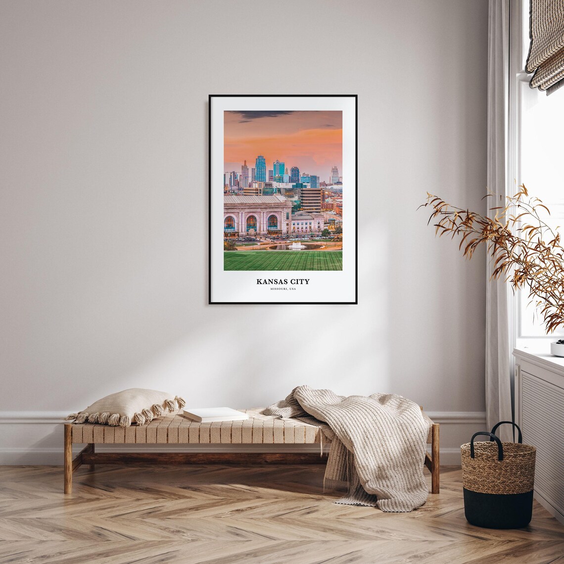 Kansas City Travel Poster, Missouri Wall Art Print - Image 3