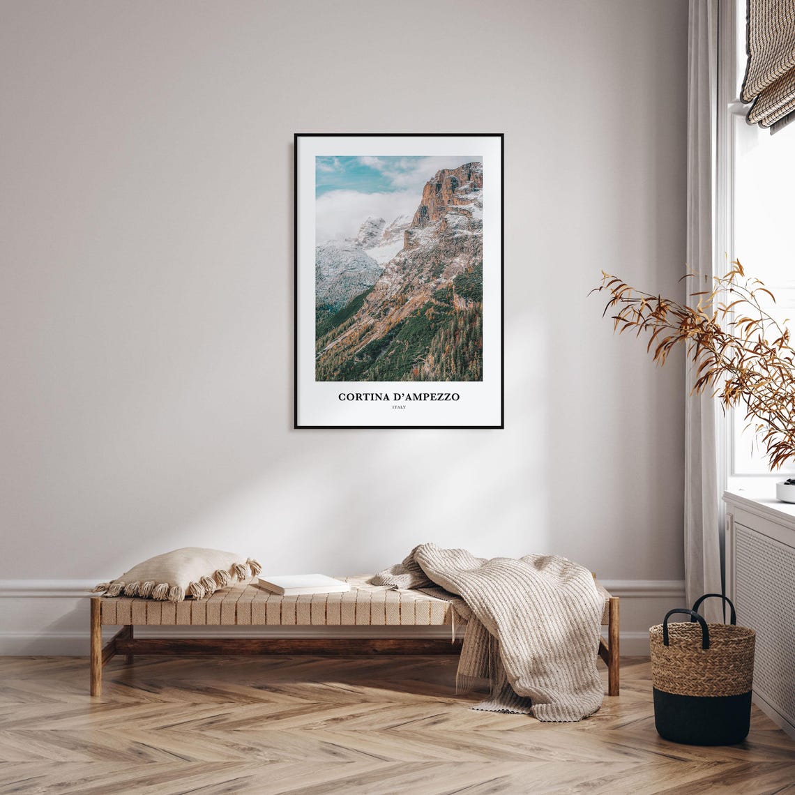 Cortina Dampezzo Print Cortina Dampezzo Photo Poster Cortina Dampezzo Travel Wall Art Cortina Map Print Cortina Photography Italy - Image 3