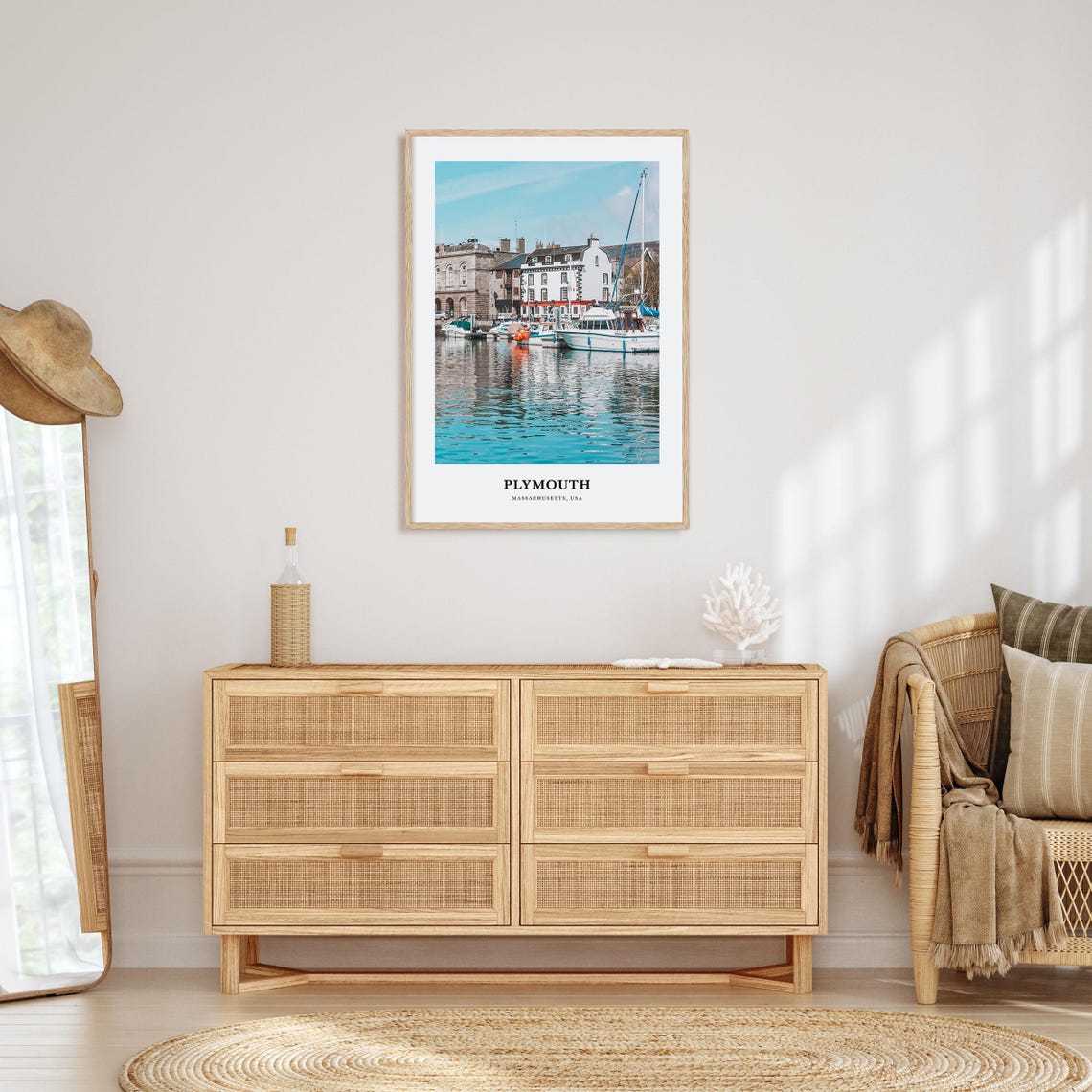 Plymouth Print Plymouth Photo Poster Plymouth Travel Wall Art Plymouth Map Print Plymouth Photography Print Massachusetts Usa - Image 2