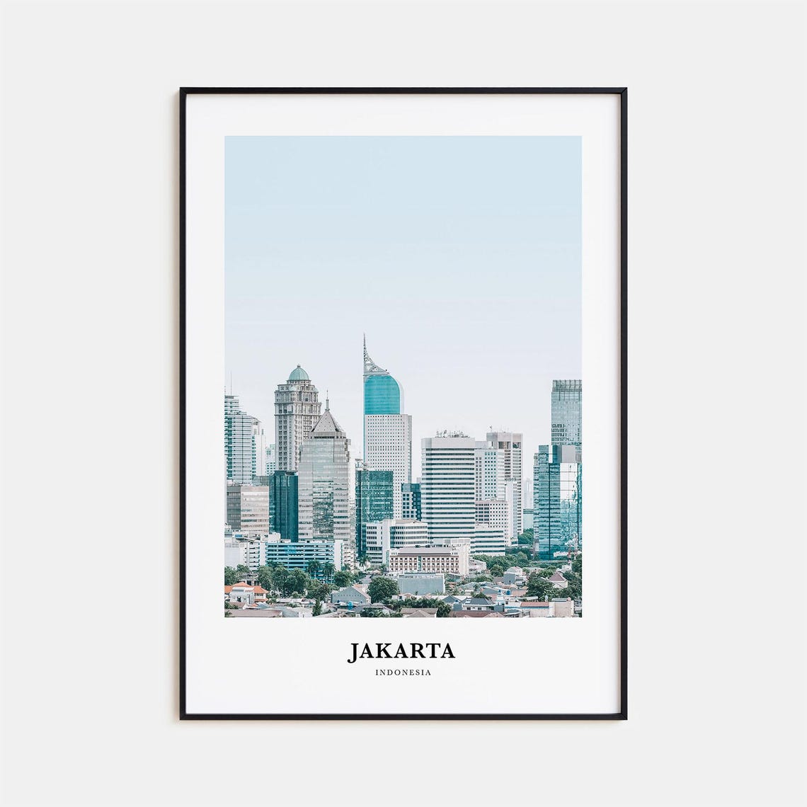 Jakarta Print Jakarta Photo Poster Jakarta Travel Wall Art Jakarta Map Print Jakarta Photography Print Jakarta Wall Dcor Indonesia