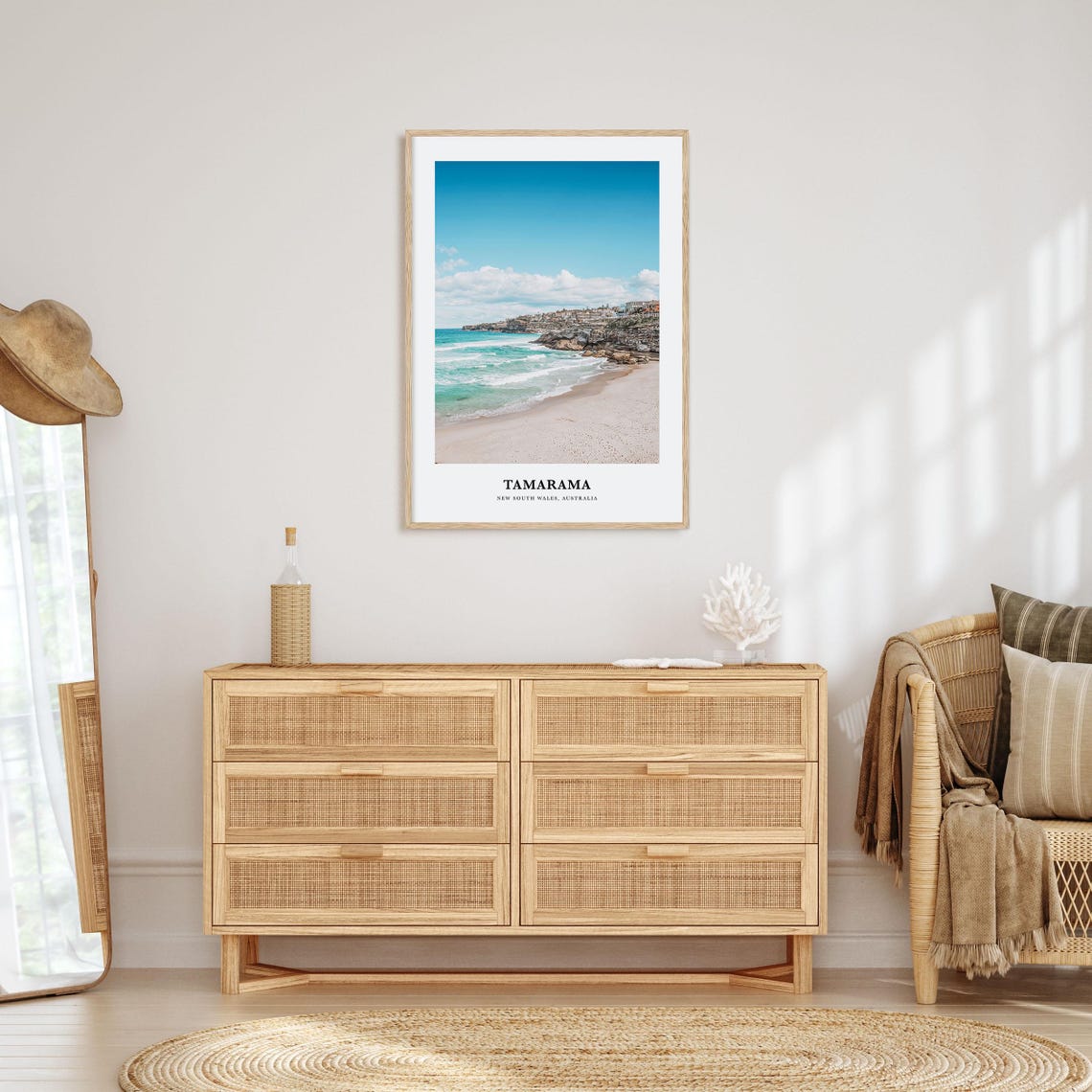 Tamarama Print Tamarama Photo Poster Tamarama Travel Wall Art Tamarama Map Print Tamarama Photography Print New South Wales Australia - Image 2
