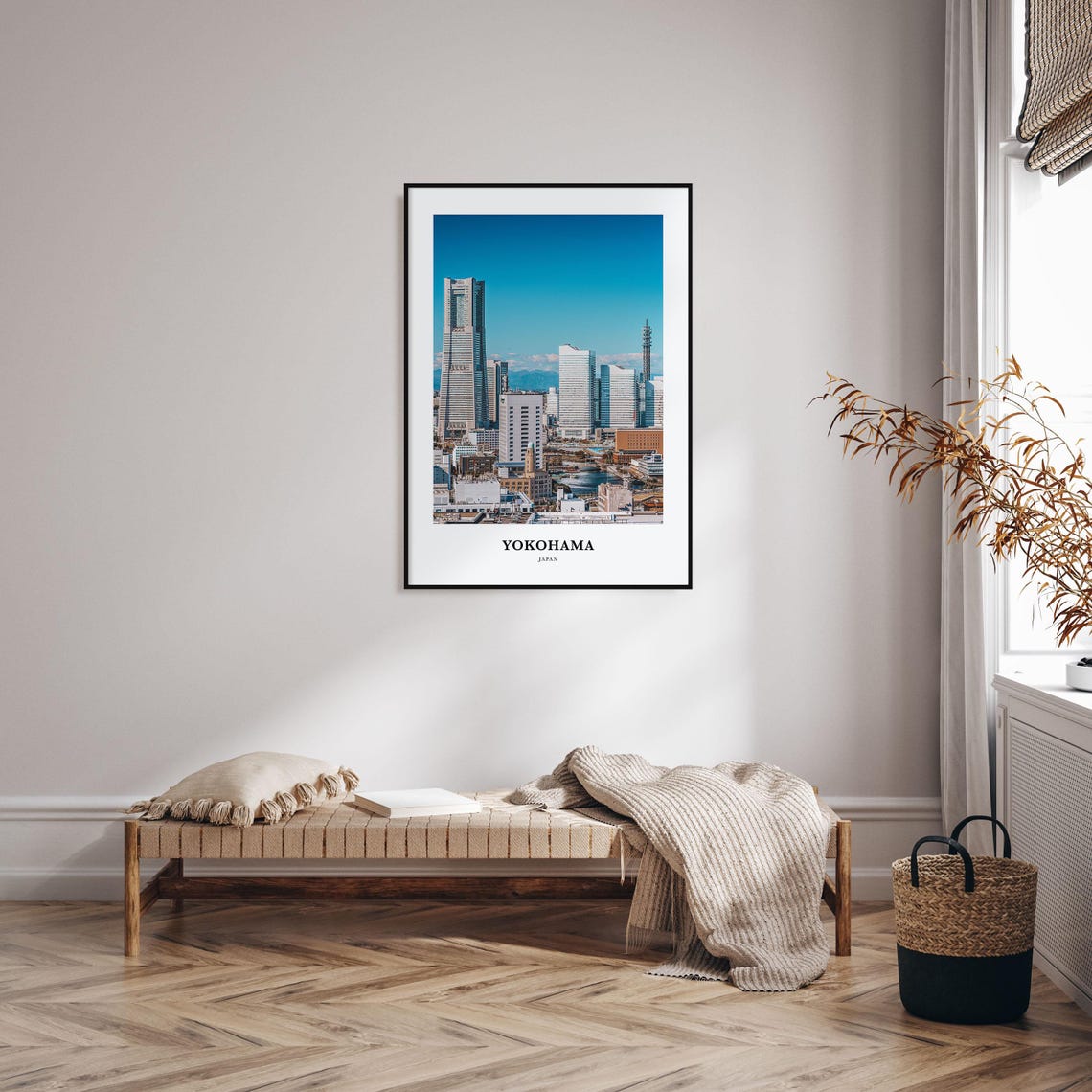 Yokohama Print Yokohama Photo Poster Yokohama Travel Wall Art Yokohama Map Print Yokohama Photography Print Yokohama Wall Dcor Japan - Image 3