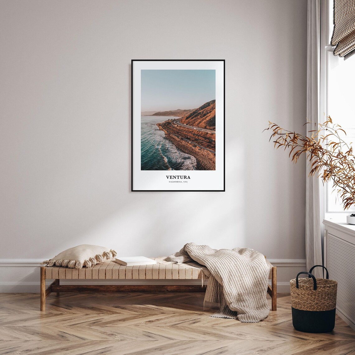 Ventura Travel Wall Art, California Map Print - Image 3