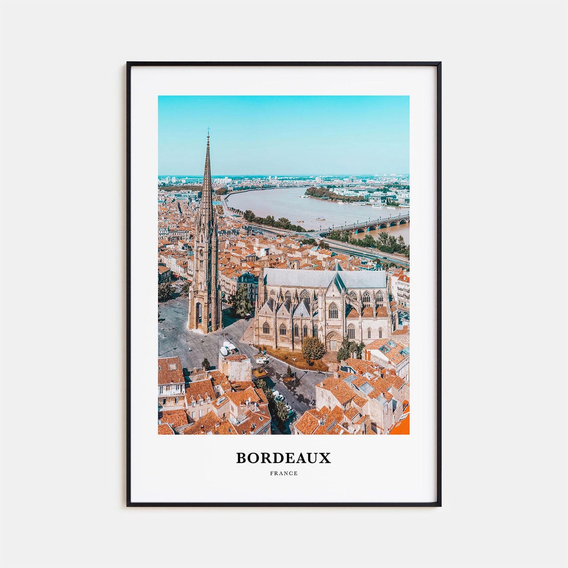 Bordeaux Print Bordeaux Photo Poster Bordeaux Travel Wall Art Bordeaux Map Print Bordeaux Photography Print Bordeaux Wall Dcor France