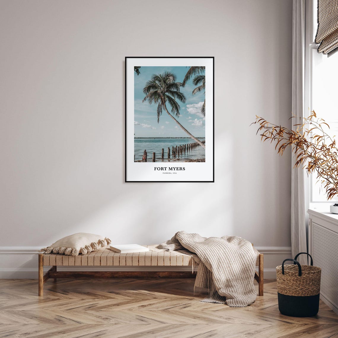 Fort Myers Print Fort Myers Photo Poster Fort Myers Travel Wall Art Fort Myers Map Print Fort Myers Photography Print Florida Usa - Image 4