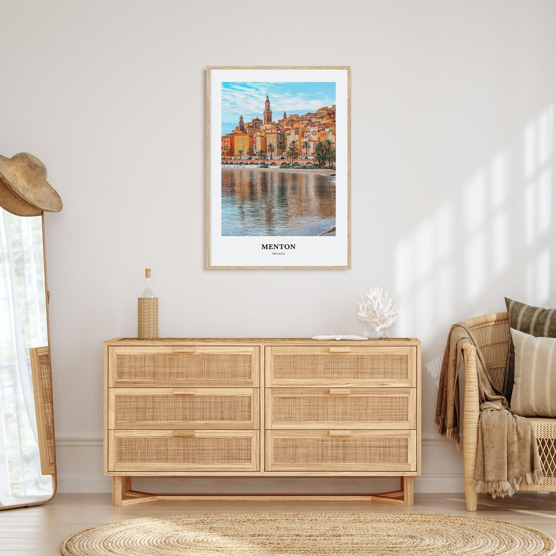 Menton Travel Poster, France Wall Art Print - Image 2