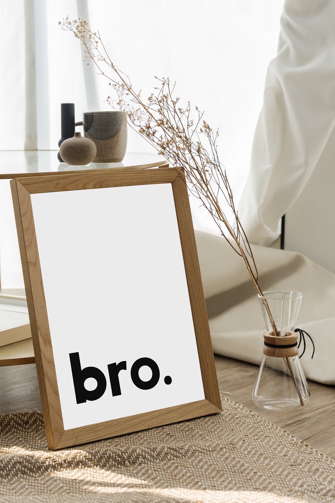 Bro Print, Boys Bedroom Nursery Wall Art - Image 3