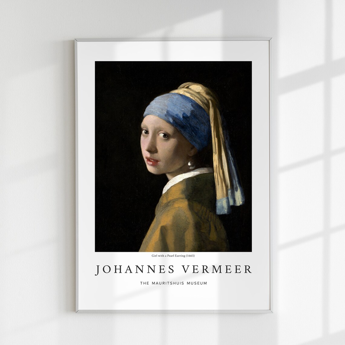 Girl With A Pearl Earring Vintage Exhibition Poster - Image 3