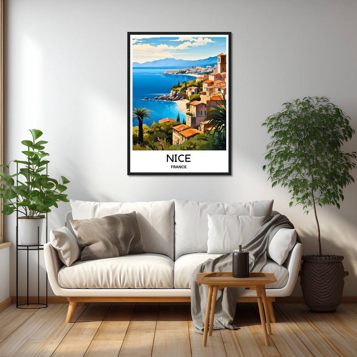 Nice Travel Print Nice Print Nice Travel Poster Nice Poster Nice France Print Nice Travel Gift Nice Art Gift France Travel Gift France Print - Image 2