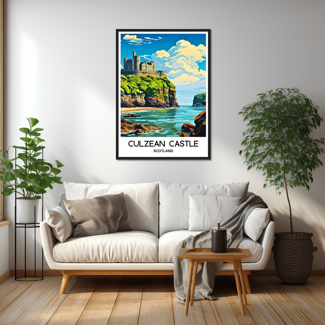 Culzean Castle Travel Poster, Scotland Art Print - Image 2