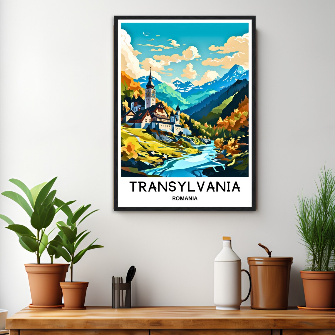 Transylvania Travel Print, Romanian Wall Art Print - Image 3