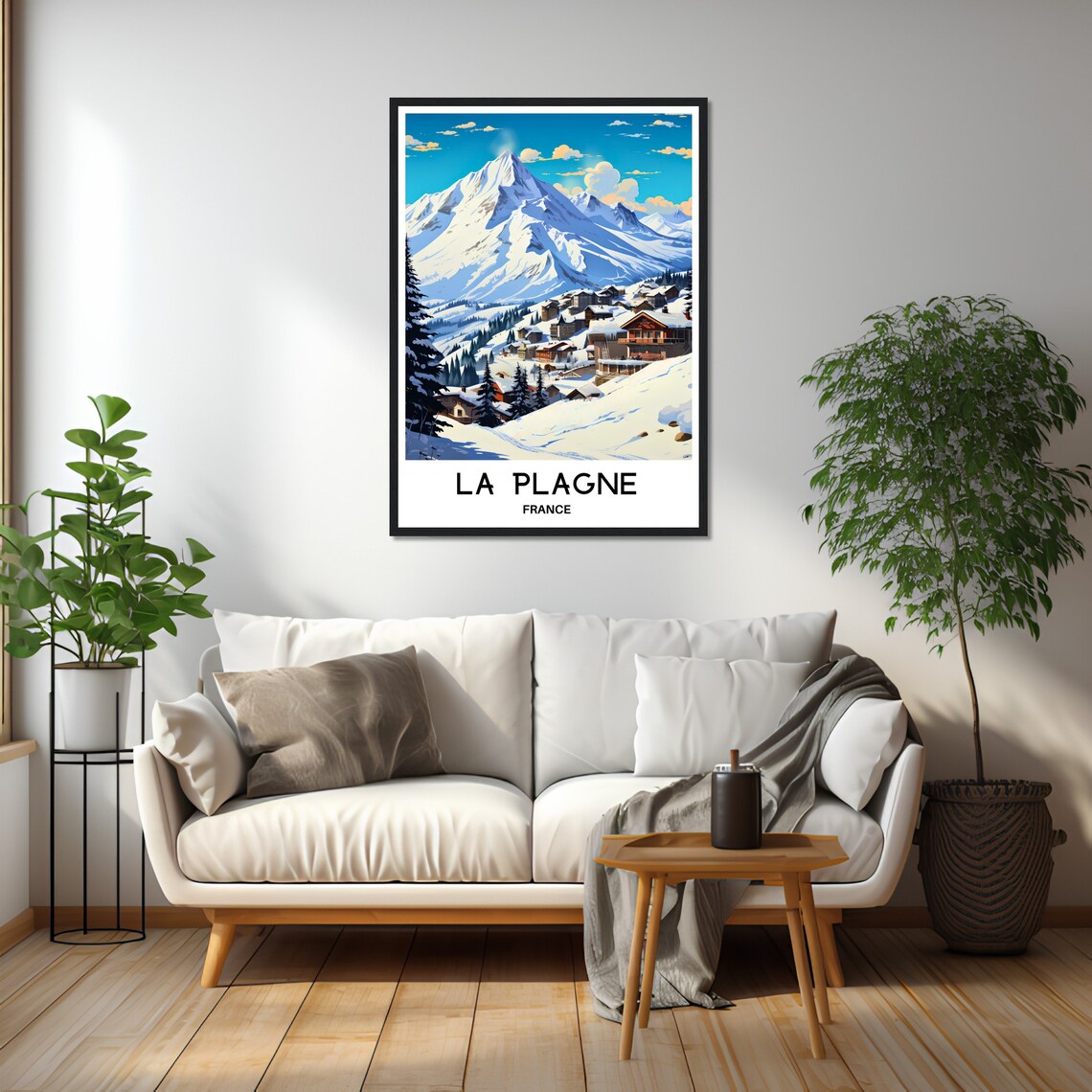 La Plagne Travel Poster, French Art Print - Image 2