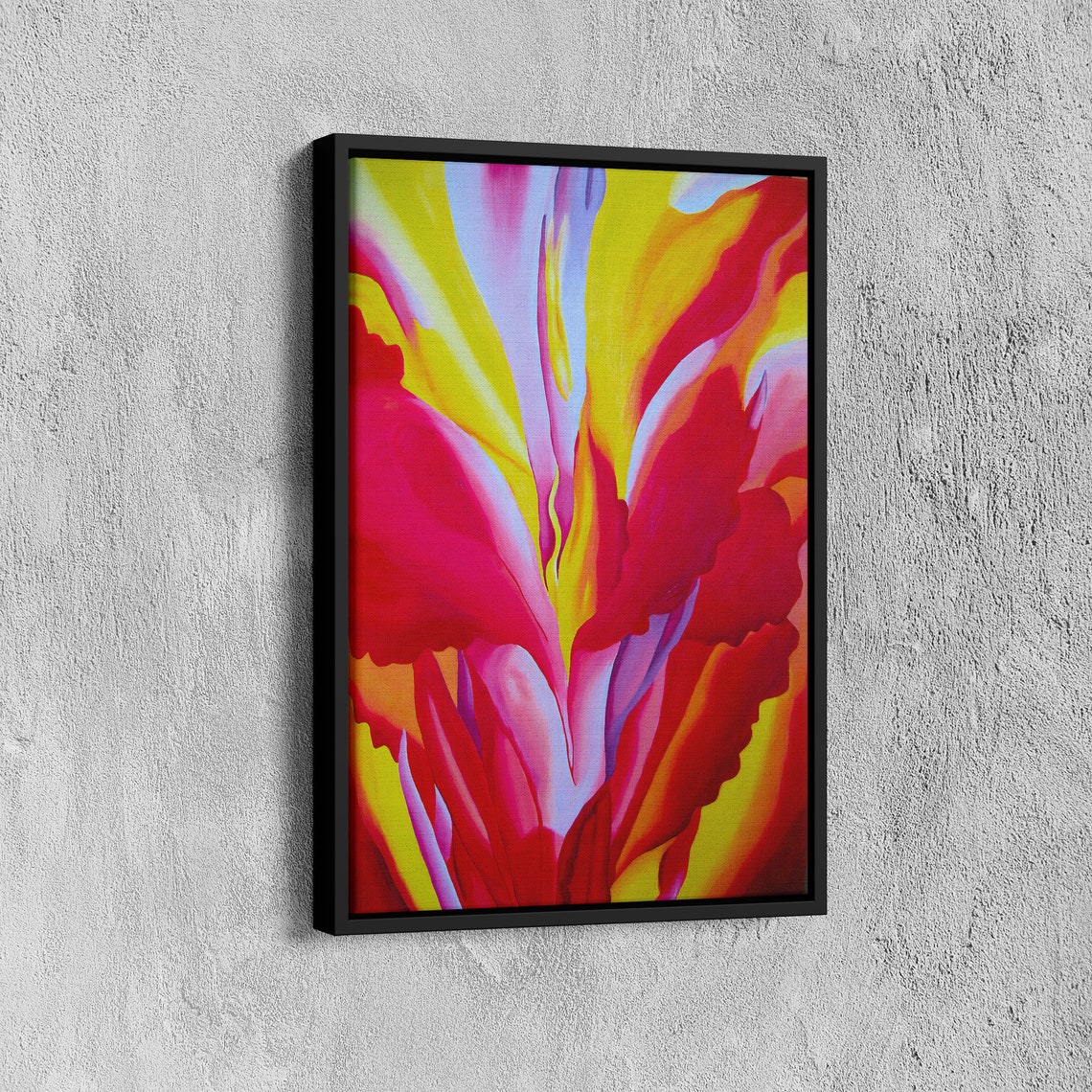 Georgia OKeeffe Light Of Iris Bold Floral Close Up Art Poster - Image 7