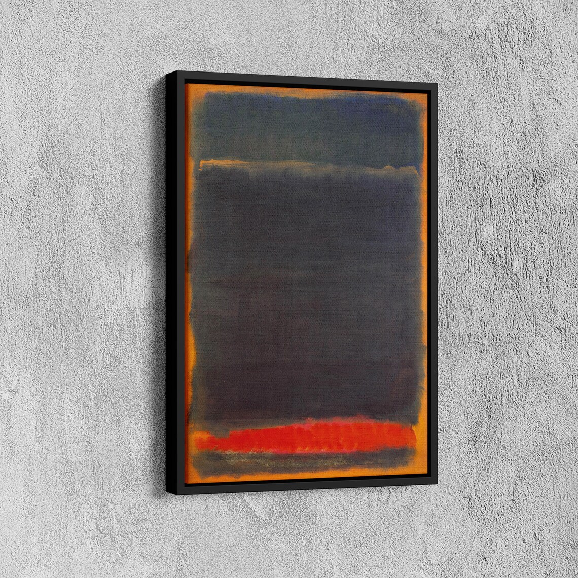 Mark Rothko Orange Over Black Exhibition Poster - Image 7