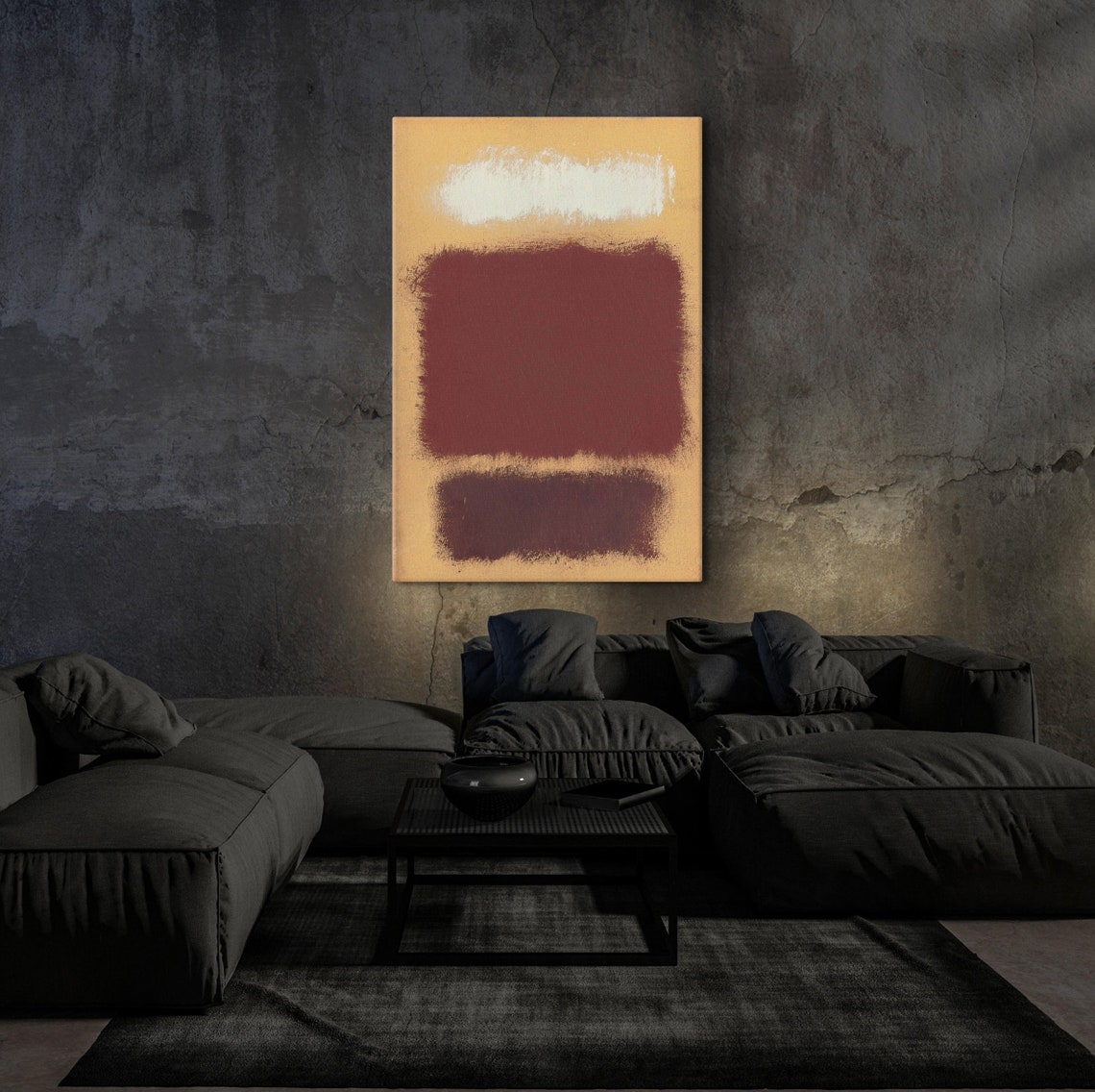 Mark Rothko Claret Red Over Beige Print Mark Rothko Paintings Exhibition Poster Modern Art Expressionism Abstract Wall Art - Image 5