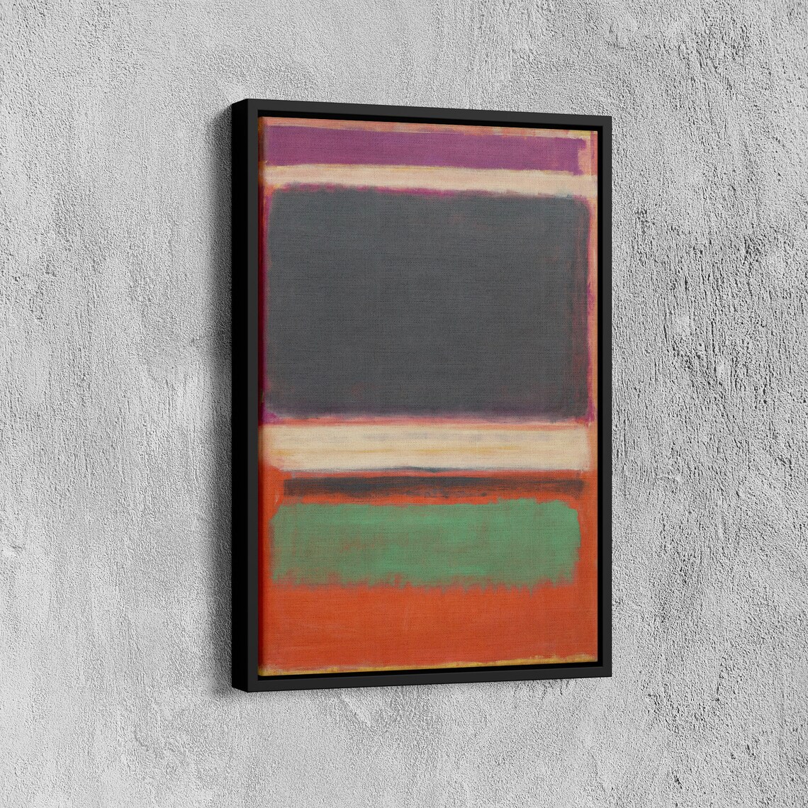 Mark Rothko Black Green Orange Multicolor Color Field Abstract Poster - Image 7