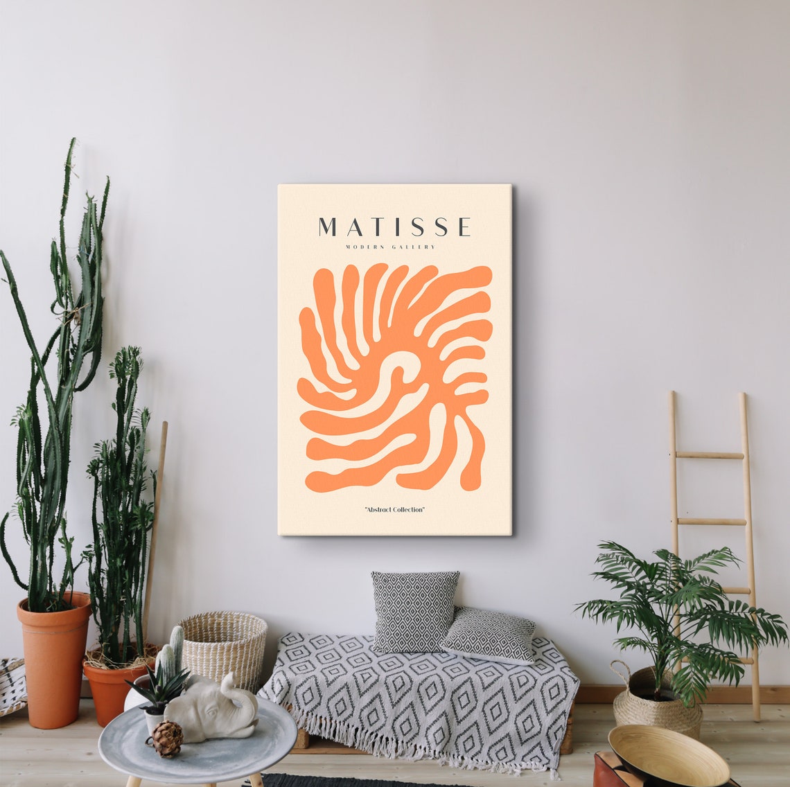 Henri Matisse Inspired Poster Aestheric Matisse Print Modern Exhibition Art Minimalist Room Decor Neutral Wall Decor Trend Art - Image 2