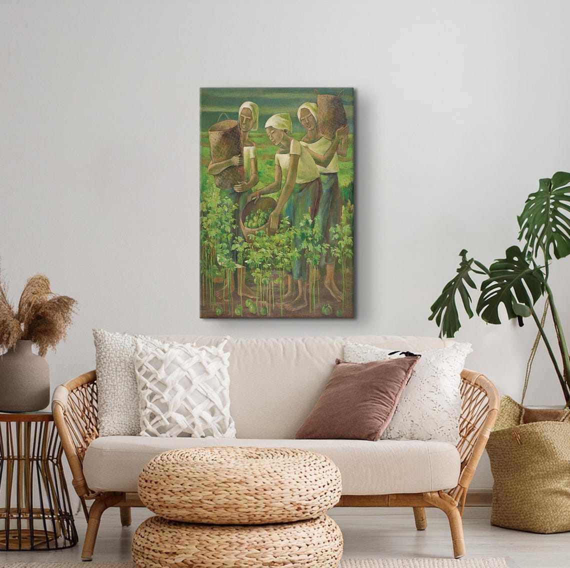 Anita Magsaysay Filipino Women Poster Philippines Art Anita Magsaysay Wall Decor Filipino Women Glass Wall Decor Extra Large Art - Image 3