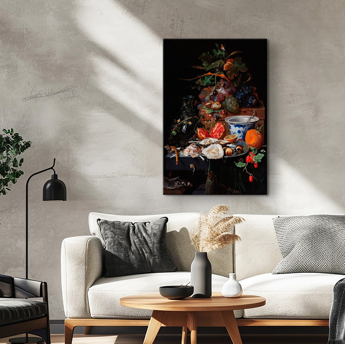 Abraham Mignon Fruit Oysters Porcelain Bowl Dutch Still Life Poster - Image 3