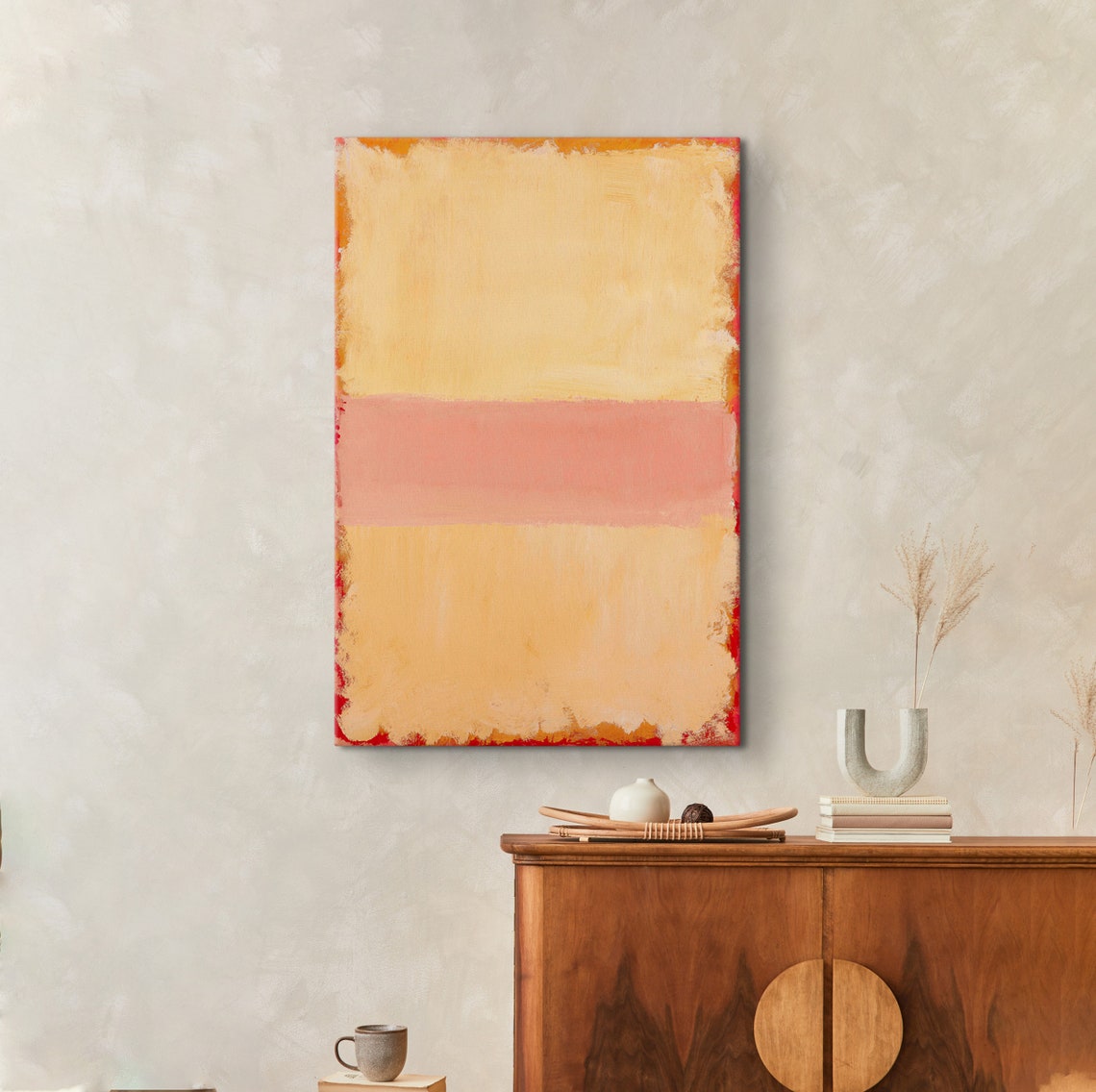 Mark Rothko Beige Over Pink Poster Mark Rothko Exhibition Poster Expressionism Art Rothko Reproduction Art Mark Rothko Glass - Image 5
