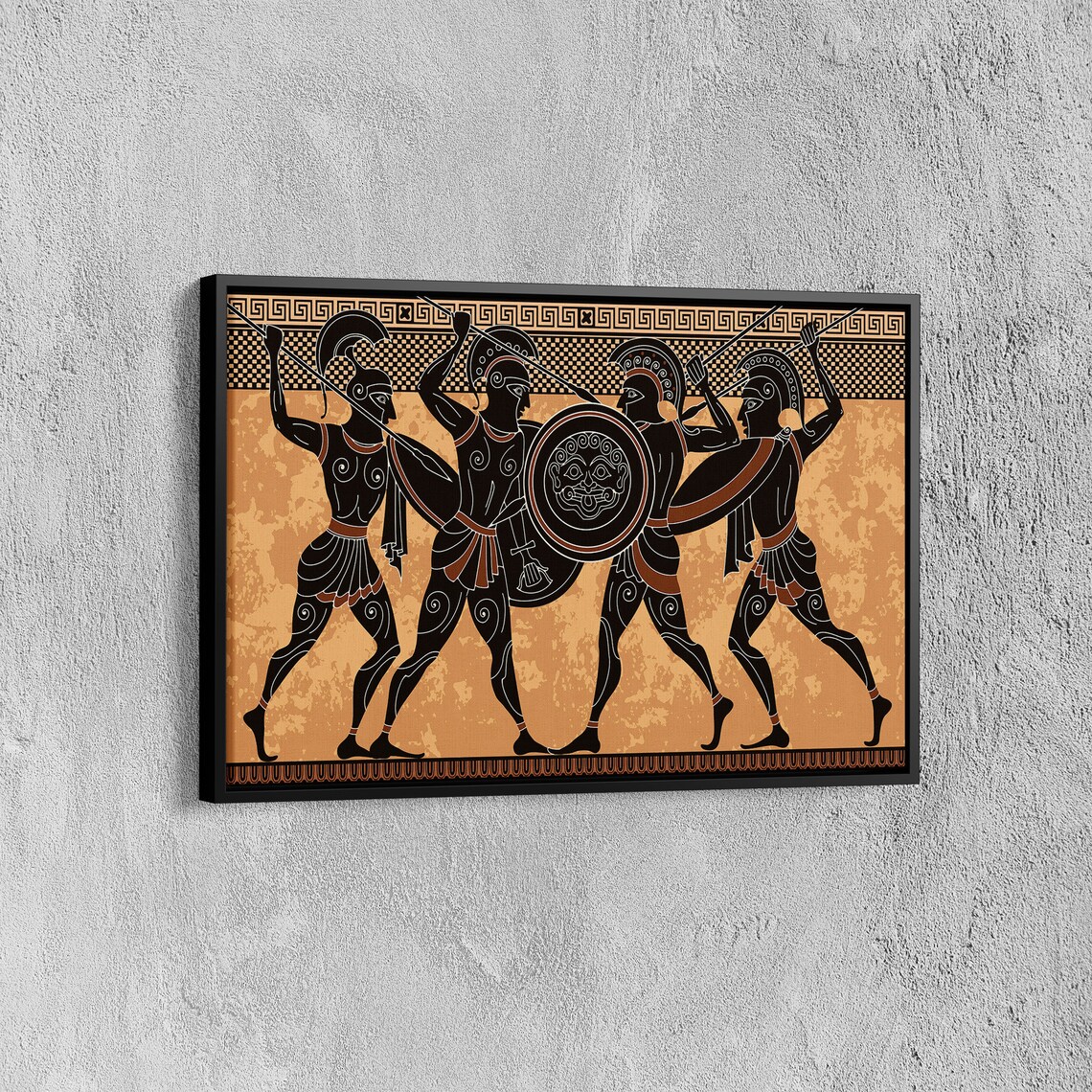 Ancient Greek Warriors Poster, Spartan Art Print - Image 7