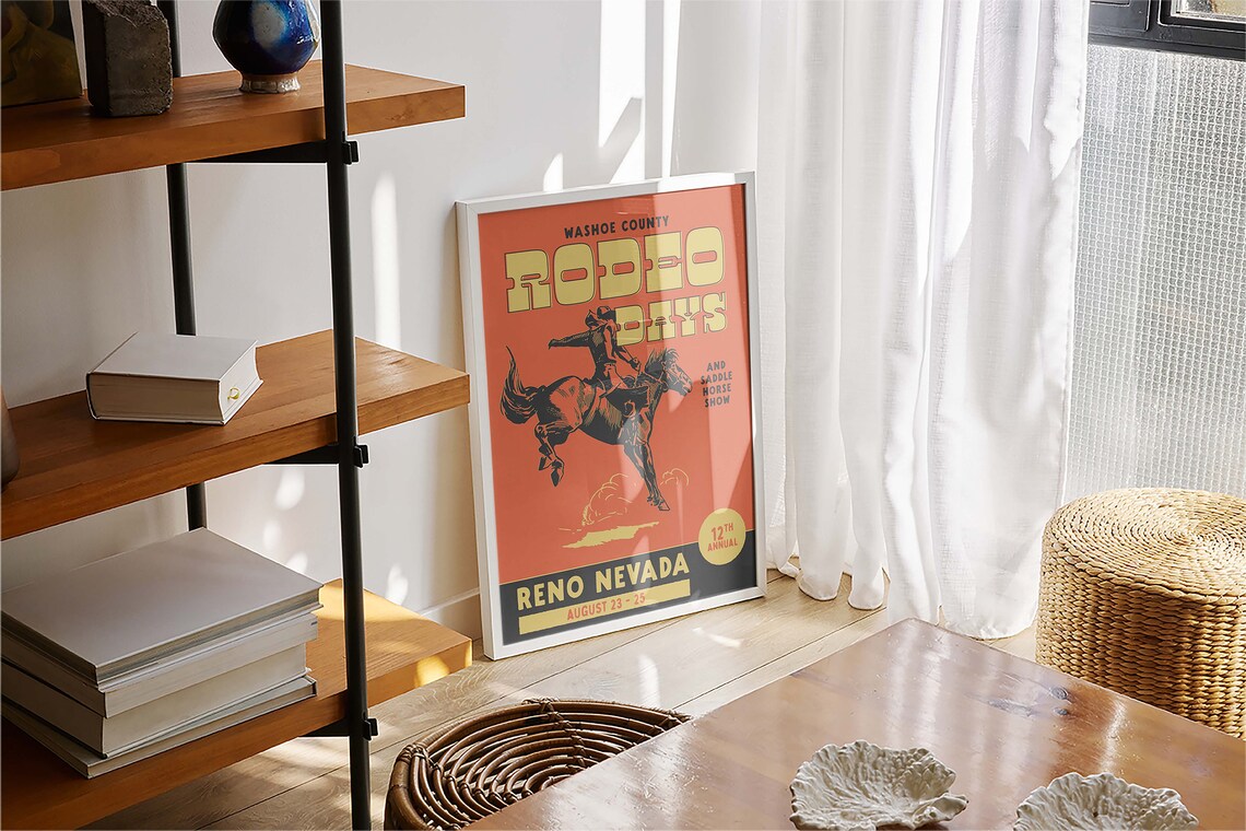 Vintage Rodeo Days Poster, Western Typography Print - Image 4