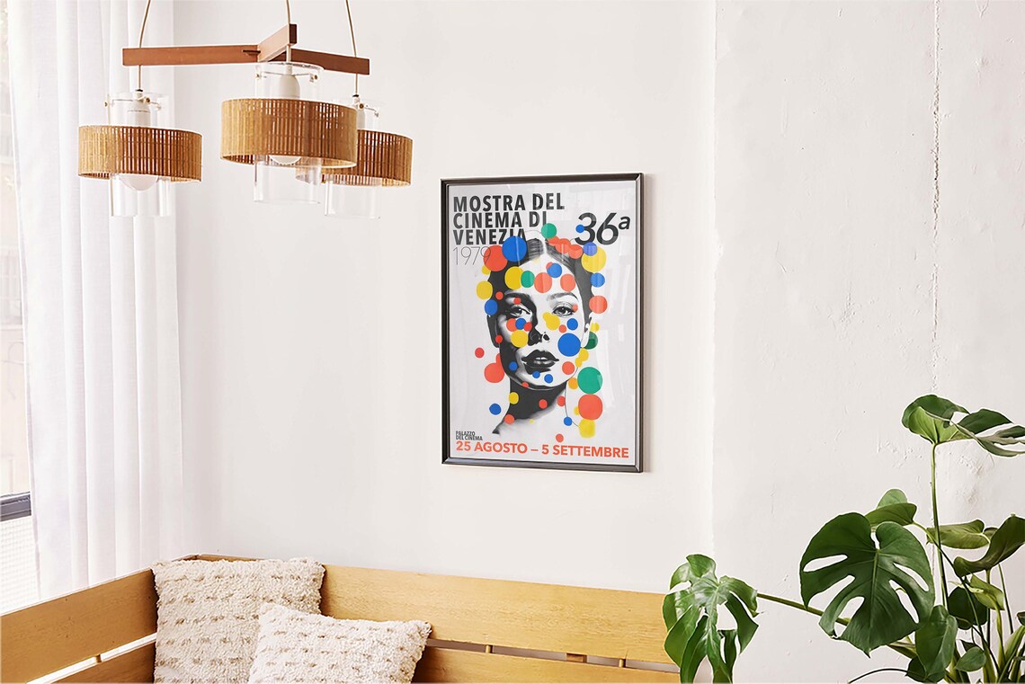 Venice Film Festival Vintage Poster Typography Print - Image 5