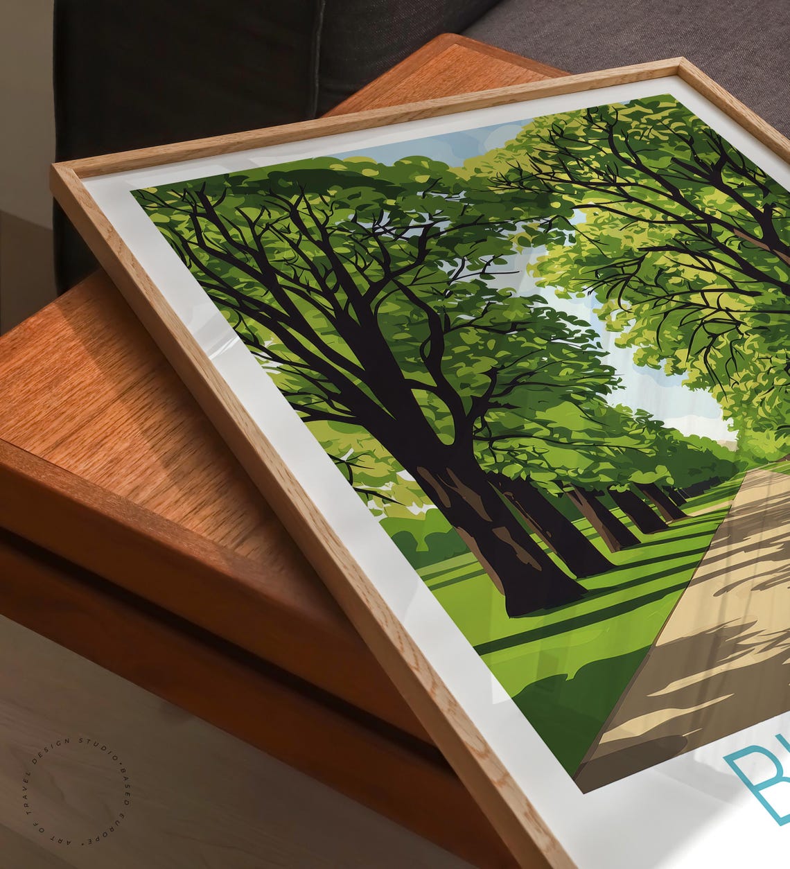 Bushy Park England Travel Poster, Home Decor Print - Image 6