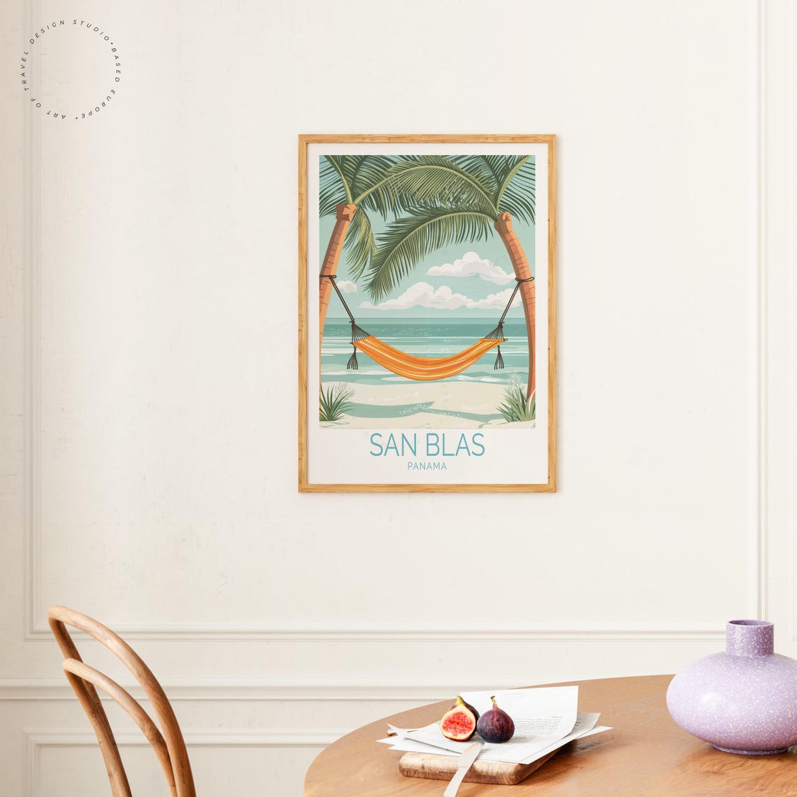 San Blas Travel Poster Panama Wall Art Islands Print Tropical Home Decor Custom Birthday Present - Image 4