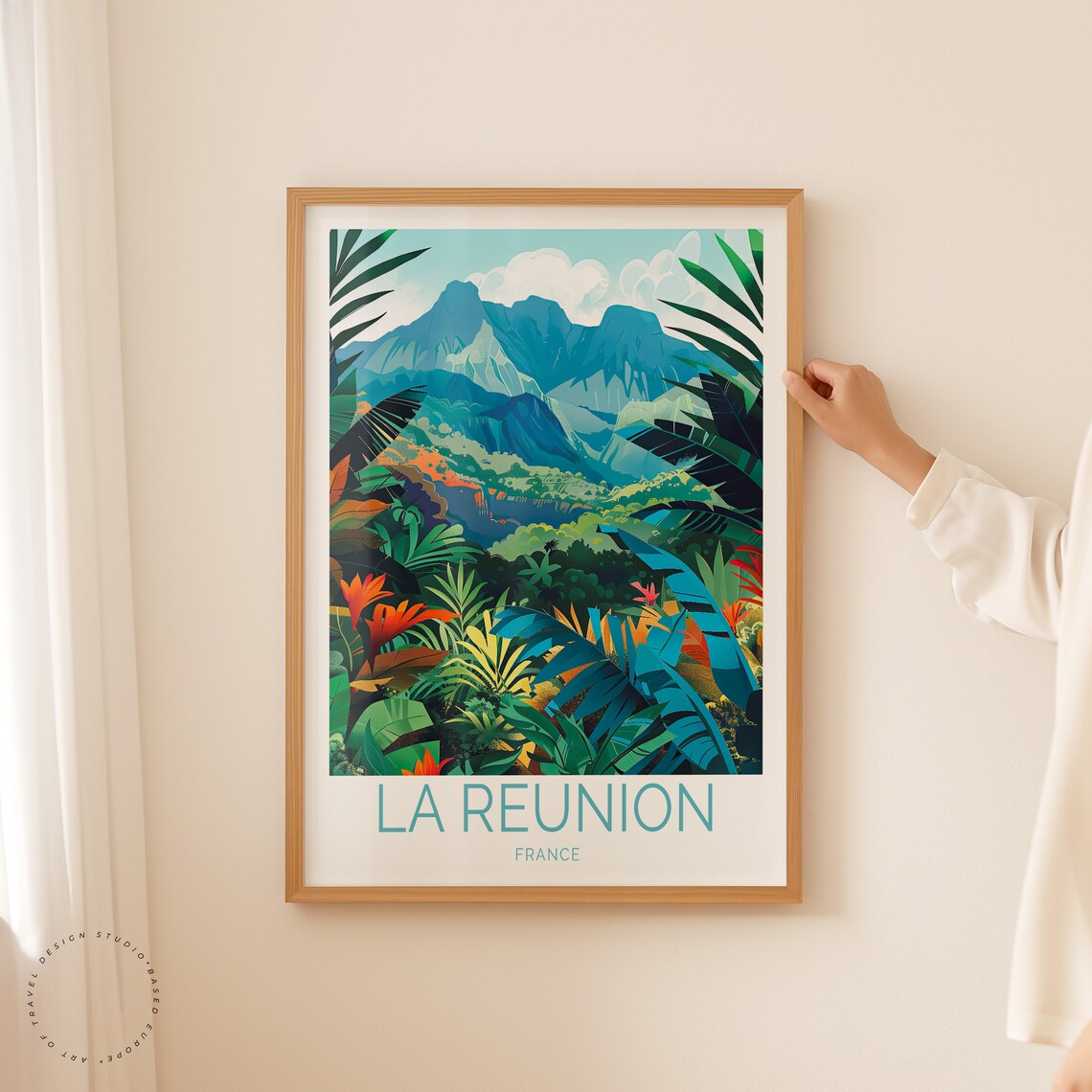 La Reunion Travel Poster, France Island Wall Art - Image 2