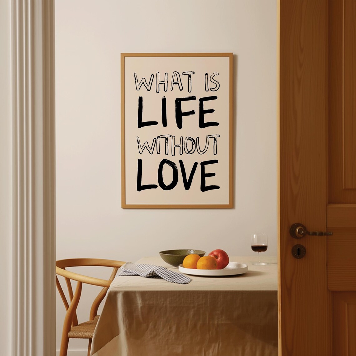 Love Typography Poster, Vintage Letter Print - Image 4