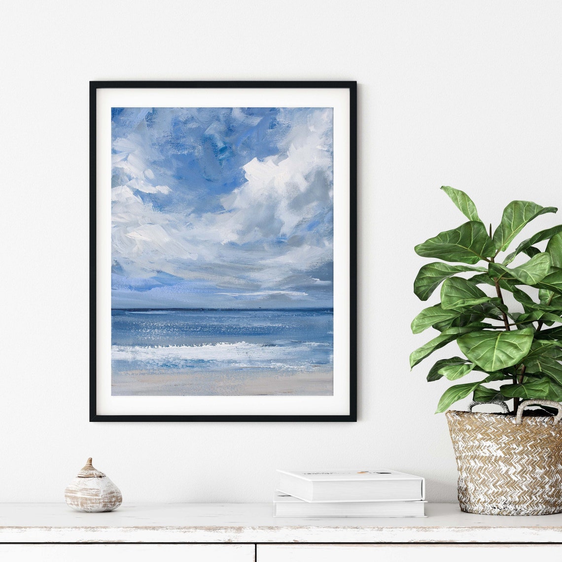 Ocean Abstract Beach Art Print