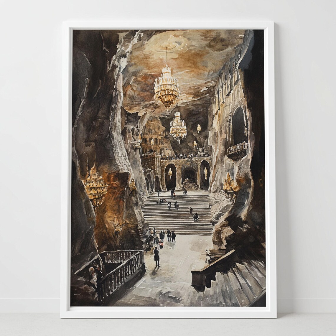 Wieliczka Salt Mine Print, Underground Chapel