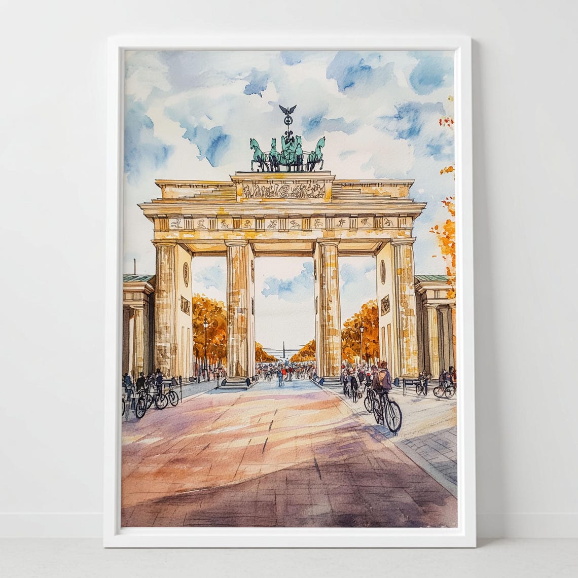 Bohemian Switzerland Print Czech Nature Trail Rock Arch Landscape