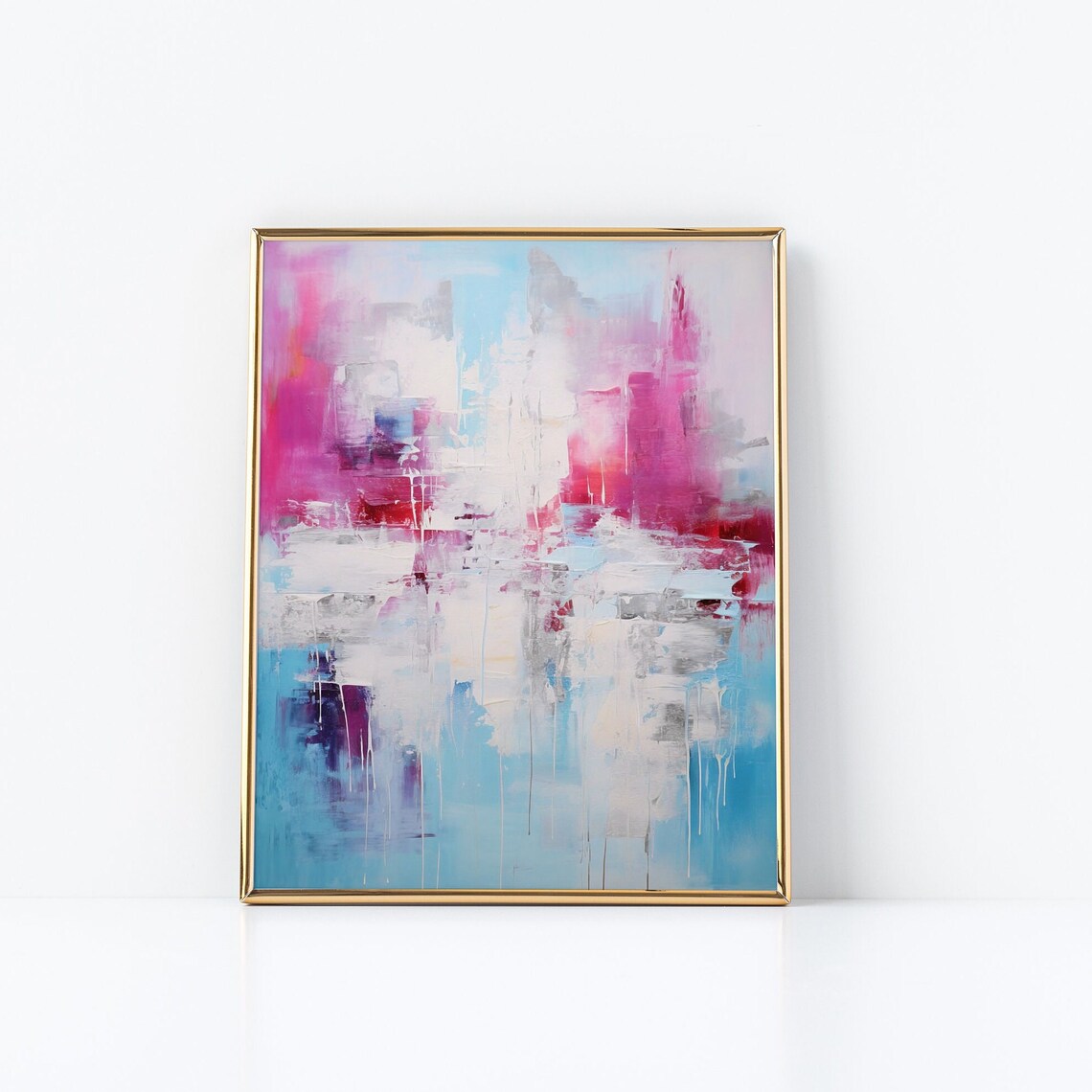 Painting In Progress Abstract Acrylic Art - Image 3
