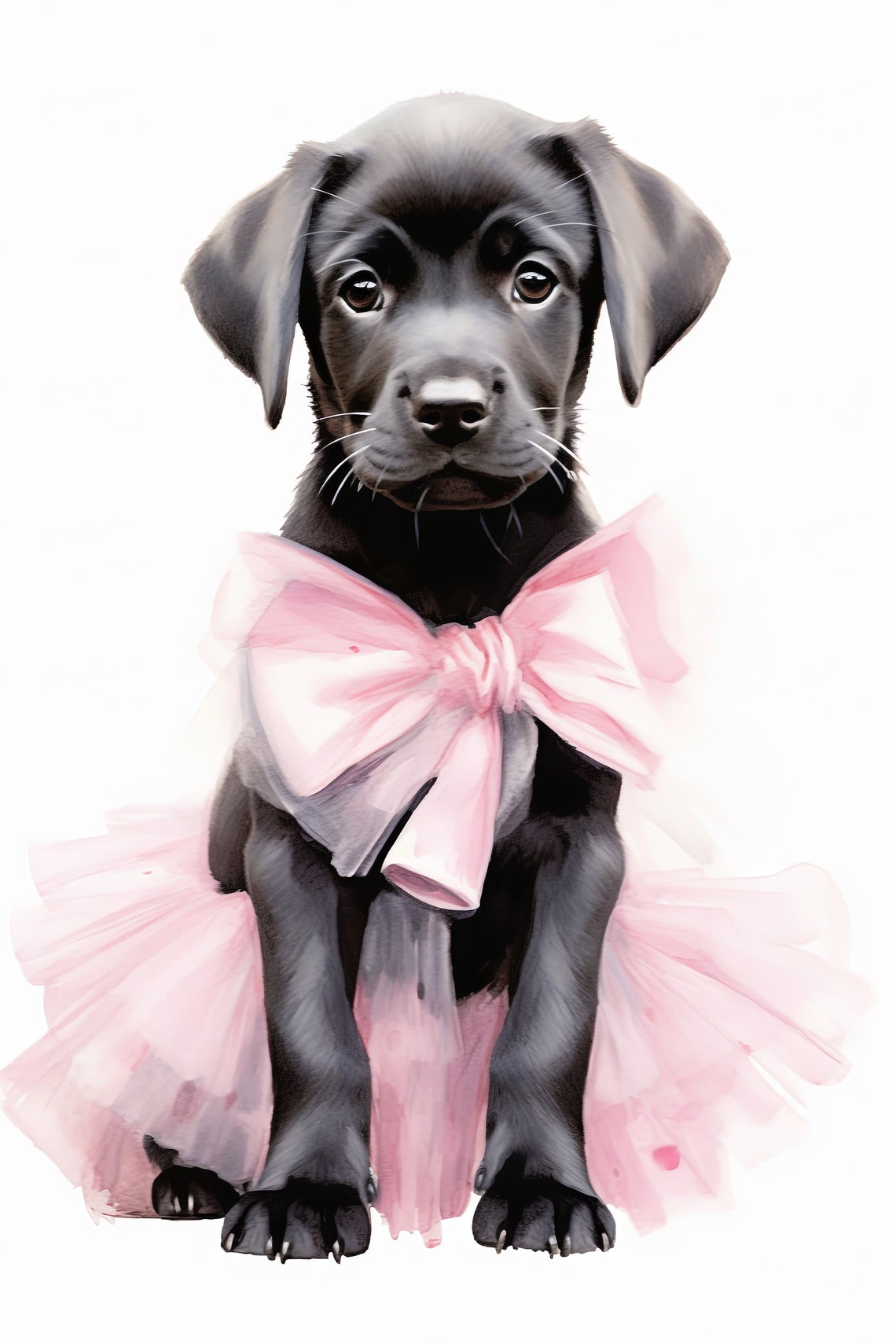 Set of Six Ballerina Animal Tutu Prints Gallery Wall Set Poster - Image 2