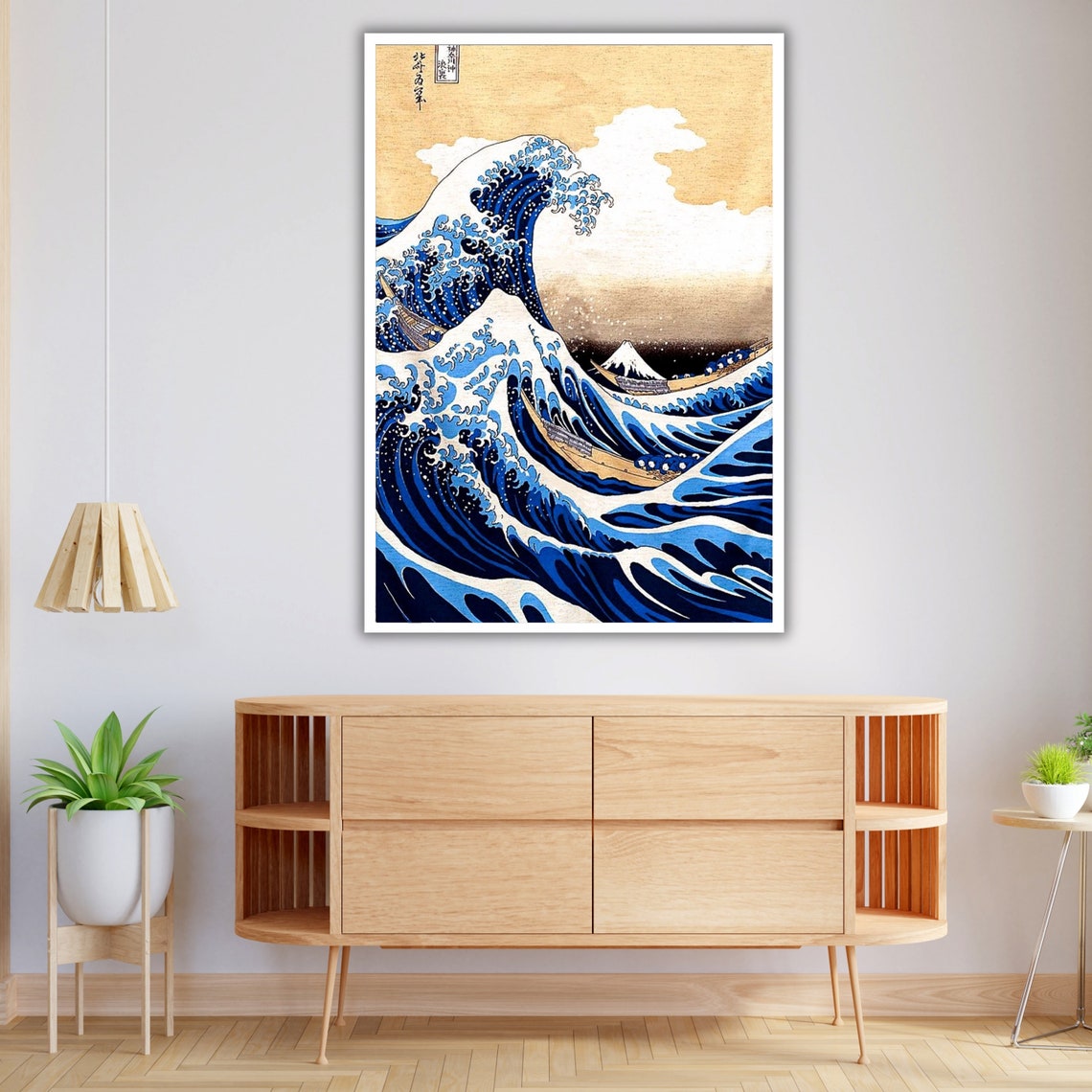 The Great Wave Off Kanagawa Hokusai Mount Fuji Japanese Art Poster - Image 4