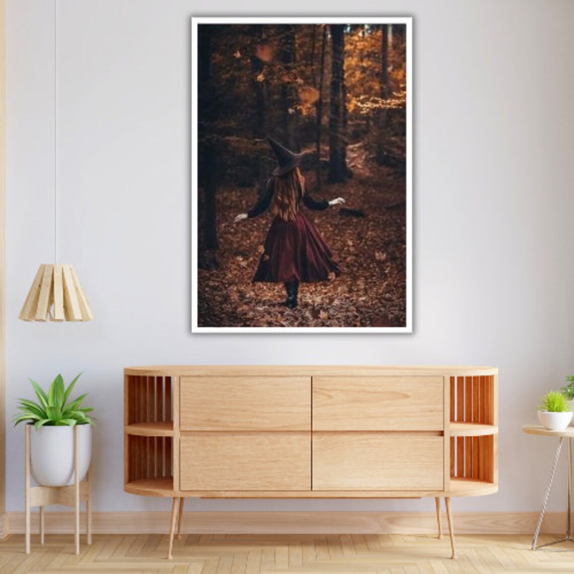 Moon Witch, Celestial Decor Wall Art Print - Image 4