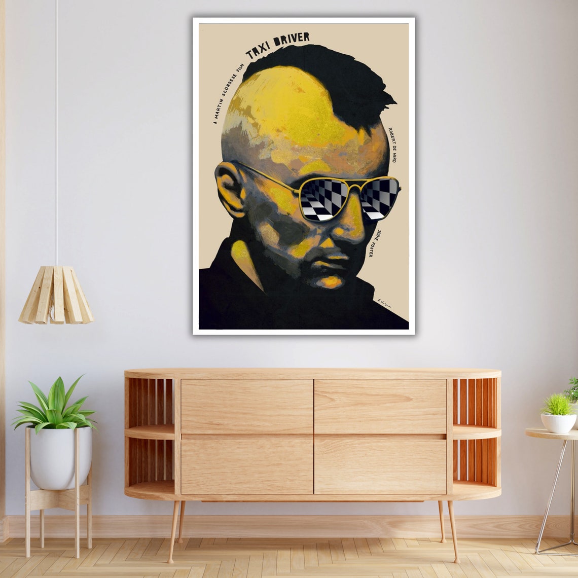 Taxi Driver Robert De Niro Mohawk Pop Art Martin Scorsese Film Poster - Image 3