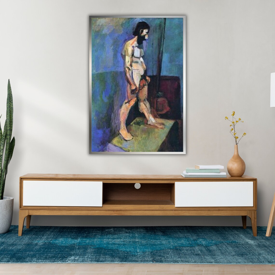 Large Abstract Art, Modern Artwork Painting - Image 2